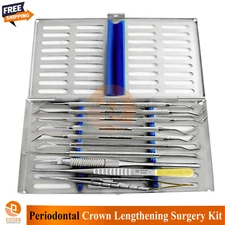 Crown Lengthening Periodontal Surgery Kit Cassette File Perio Knives
