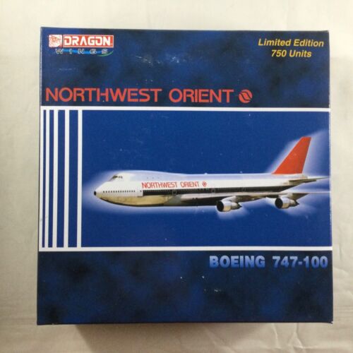 Jet-X Dragon Wings jx027 1:400 Diecast Airliner Northwest Boeing 747-100