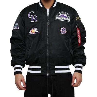 New Era Colorado Rockies Varsity Jacket Mens Style : 13026034 | eBay