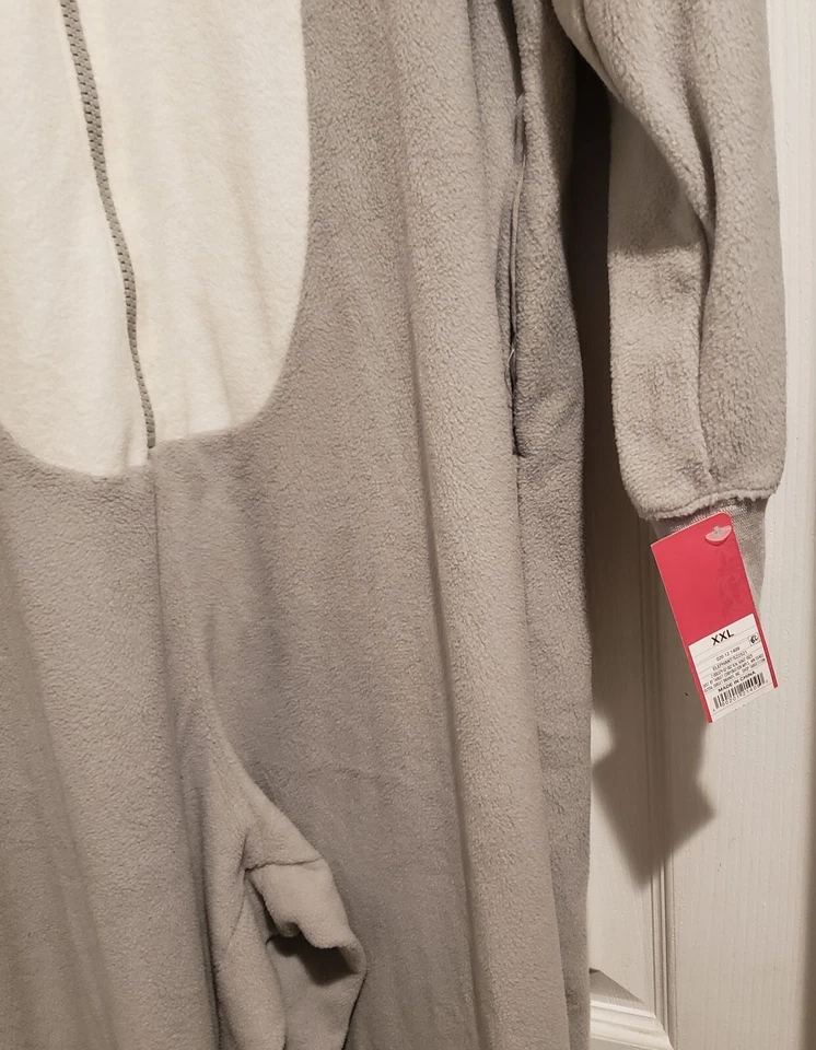 Nuevo pijama Xhileration Elephant adulto talla XL polar ropa para dormir nuevo con etiquetas Foto 4 de 4