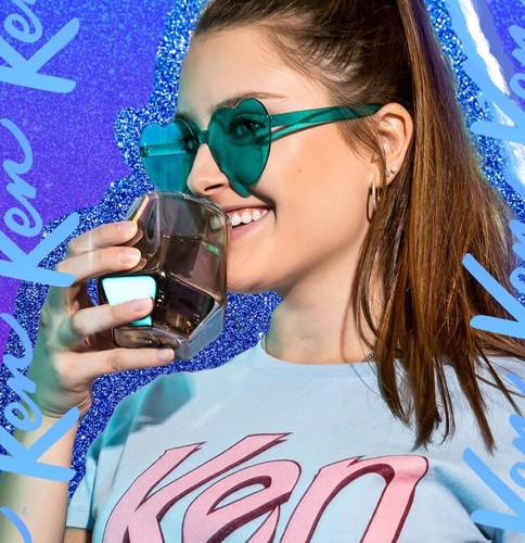 Signature Barbie Ken X Dragon Glassware Diamond Whiskey Glasses Collectible - Picture 4 of 9