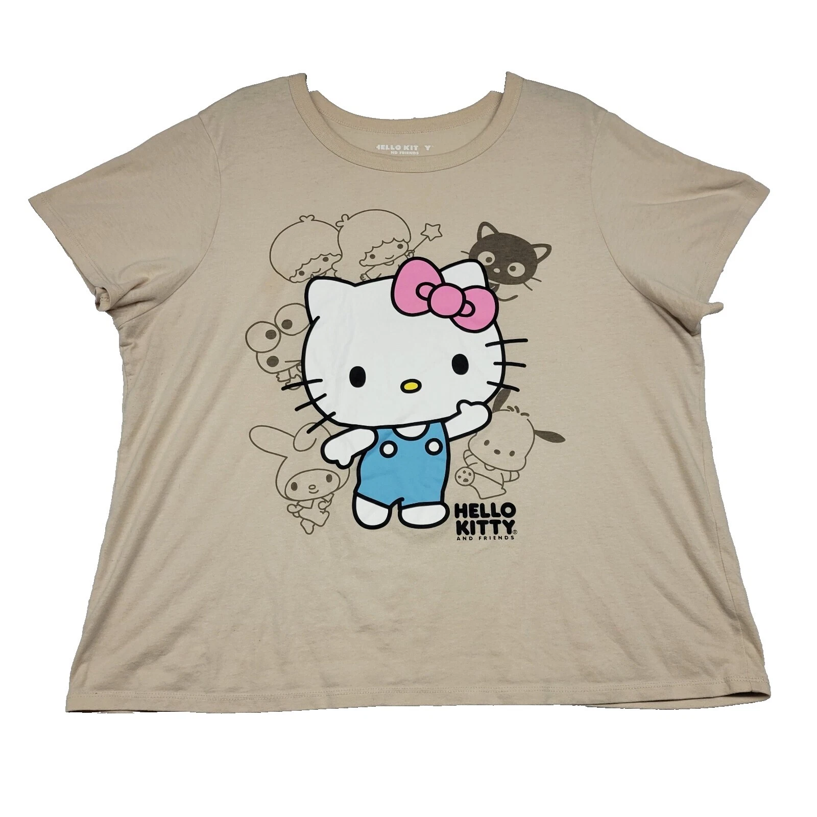 Tamanho Regular femininas Hello Kitty Blusas