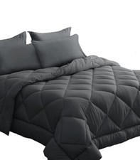 Queen Comforter Set - 7-Piece All Season Bed in a Bag Queen, Ultra Soft Bedding