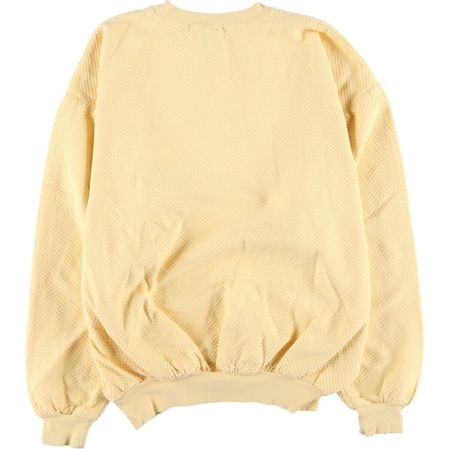 90'S WEK Waffle Plain Blank Sweatshirt Trainer Made in USA Men's XL Vintage ... - Picture 2 of 10