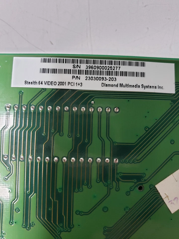 S3 Trio64V+ 86C765 PCI 1MB Diamond Multimedia Stealth64 Video 2001 - Image 4 of 4