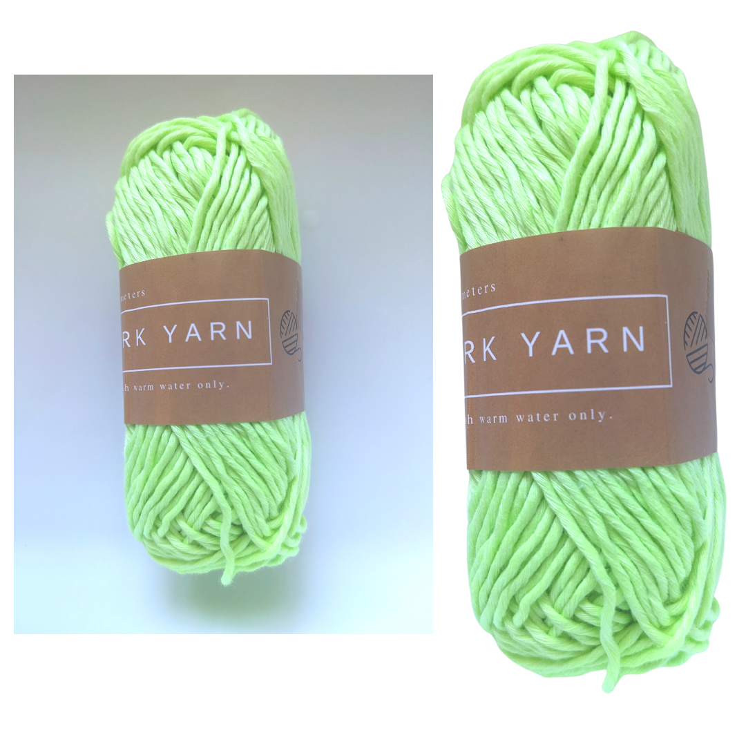Hill Yarns Glowinthedark yarn 220 Meters 4 weight (worsted) 10