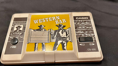 CASIO WESTERN BAR 1984 CG-300 LCD VIDEOGIOCO VINTAGE | eBay