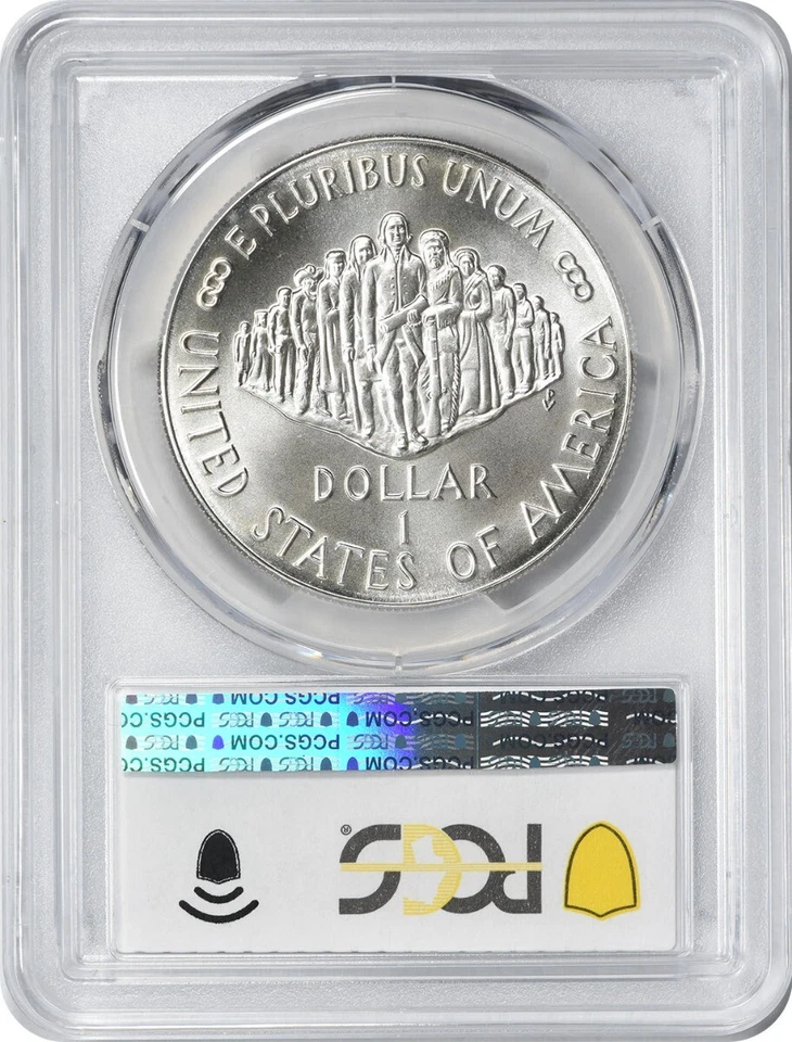 1987-P Constitution Silver Commemorative Dollar MS70 PCGS - Image 2 of 2