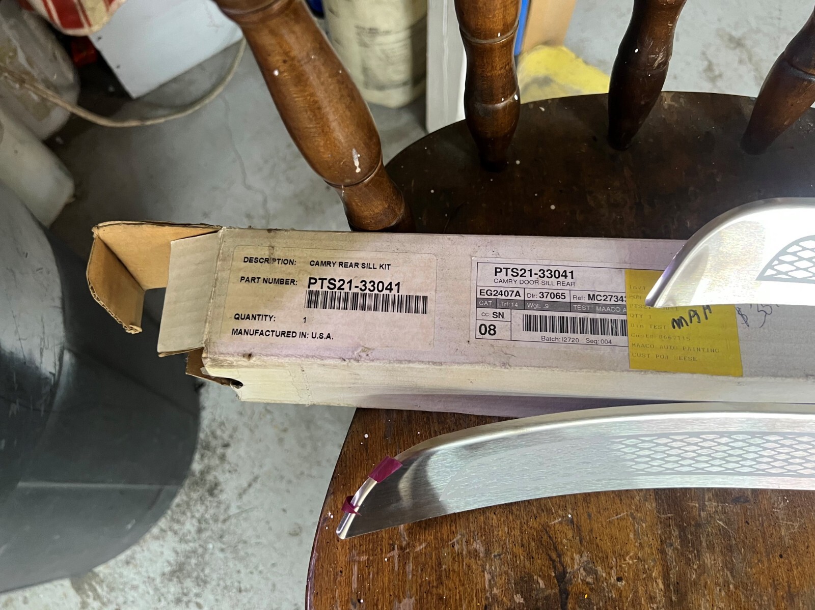 Genuine Toyota Door Sill Enhancements Rear PTS2133041 eBay