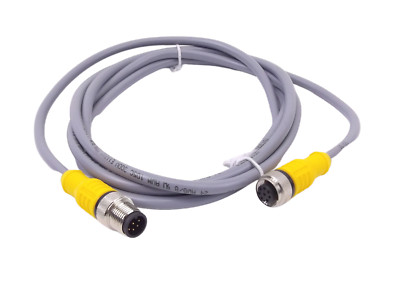 Turck U5311-56 Monitor Cable for Kernal Processor 6FT 8-Pin M12 Male X Female