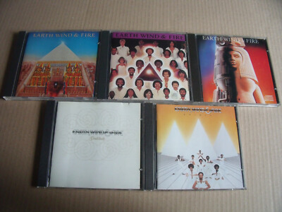 5 x Earth, Wind & Fire - Spirit + Raise + Gratitude + Faces + All 'N All