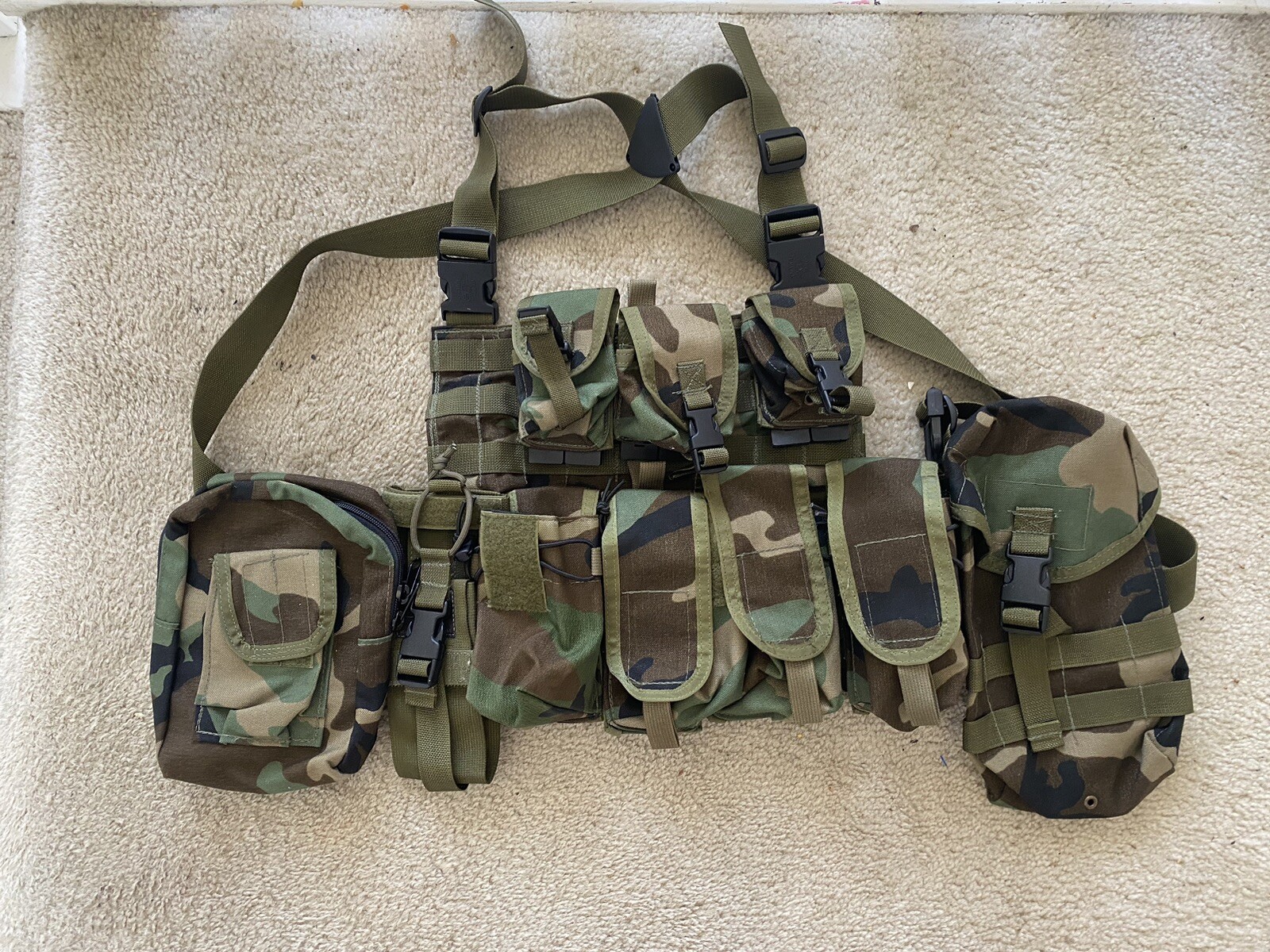Tactical Tailor MAV Ranger RACK Molle Chest Rig GWOT Woodland M81 eBay