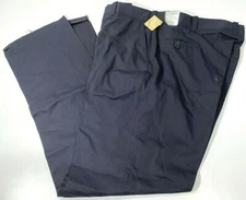 NEW MENS 34x36 FLYING CROSS POLY COTTON PANTS 48200 LAPD NAVY UNHEMMED