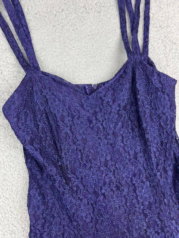 Vestido Vintage Años 90 ALL THAT JAZZ Encaje Mini EE. UU. Capricho Hada Patinador Regal Foto 2 de 4