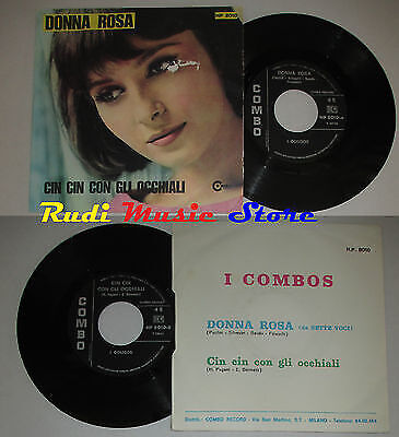 LP 45 7'' I COMBOS Donna rosa Cin cin con gli occhiali PIPPO BAUDO ita cd mc*dvd