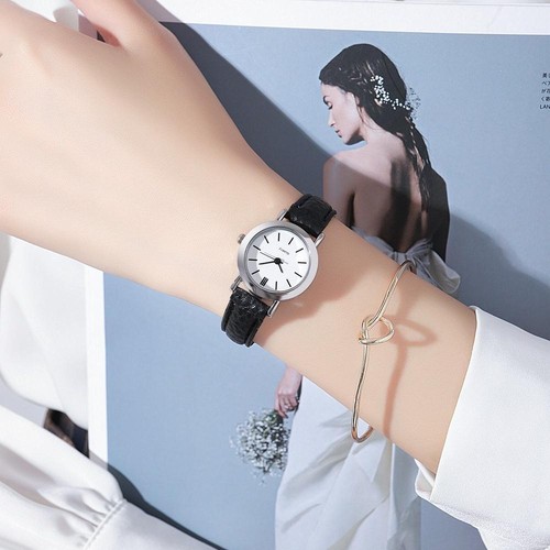 Fashion Small Dial Women Watches Casual Leather Band Quartz Watch - Picture 3 of 7