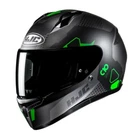 HJC C10 Aspa Green Silver Black