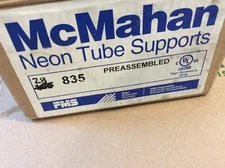 Lot of 35 Mcmahan Neon Glass Tube Supports Model 835 (Partial Box)