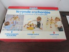 Vintage BERCHE Toys Musical Crib Mobile Animal Musicians 3 in 1  23B 