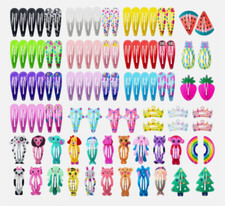 Hair Clips for Girls,100 Pcs No Slip Metal Snap, Barrettes for Kids Teens Women