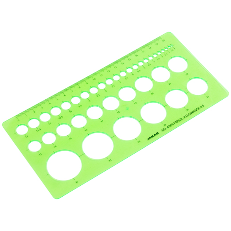 Jakar Assorted Circle Template