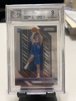 2018-19 Panini Silver Prizm BGS 9 Mint #280 Luka Doncic RC