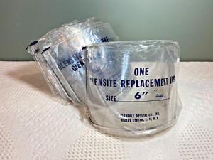 6" Safety Visors Replacement Visors Lot of 6 - Glensite 6" .040 Lt Wear NOS Lot