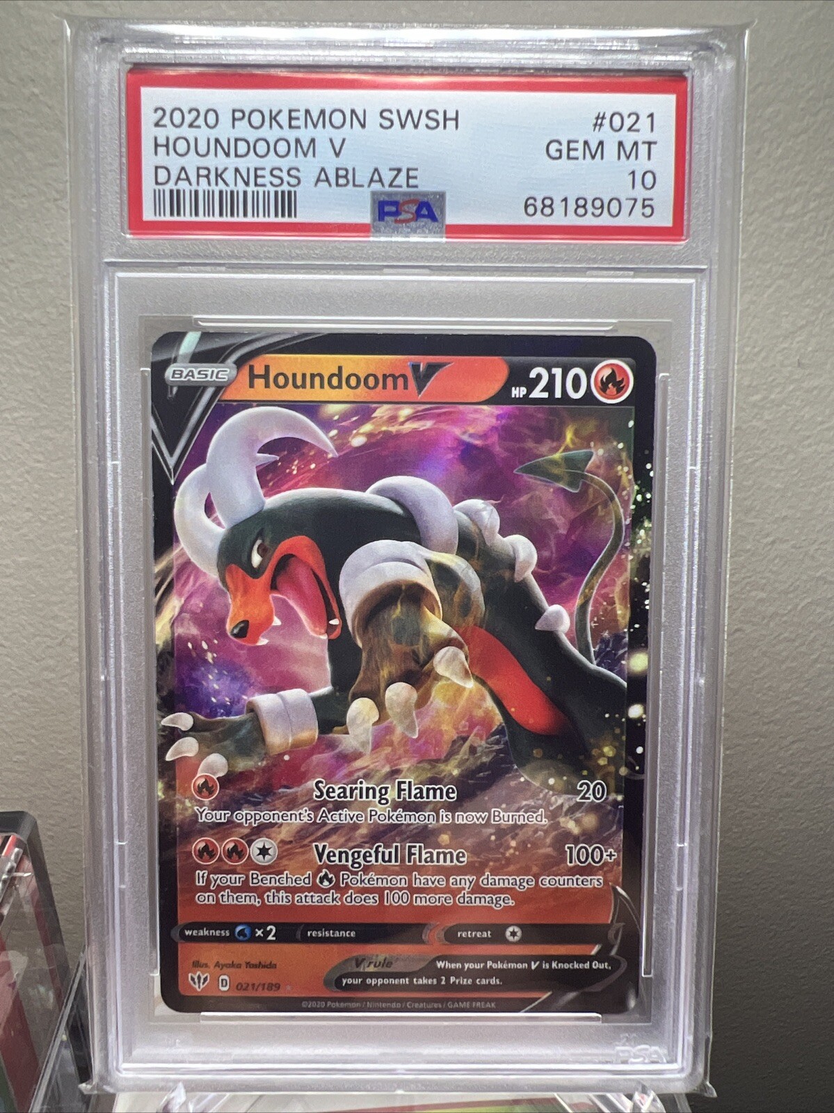 Houndoom V 2020 Sword & Shield: Darkness Ablaze #021/189 Houndoom V 2020 Sword & Shield: Darkness Ablaze #021/189