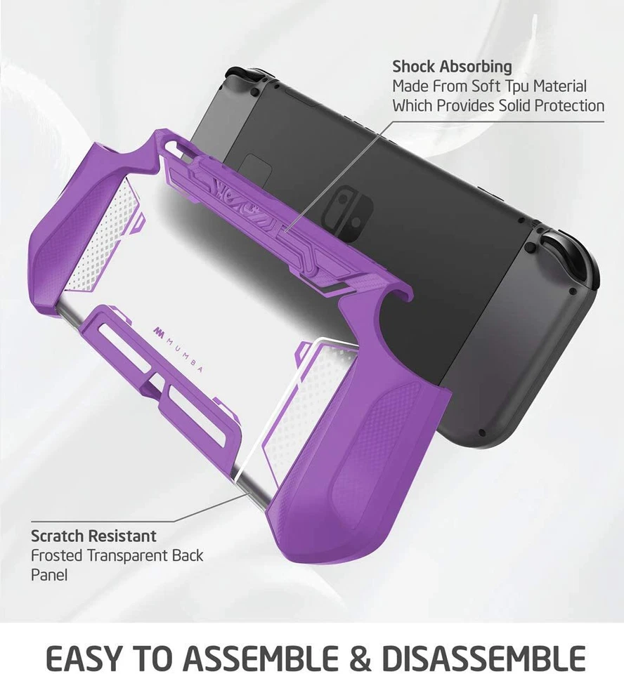 For Nintendo Switch Console Joy-Con Controller, Mumba Protective Grip Case Cover - Image 2 of 4