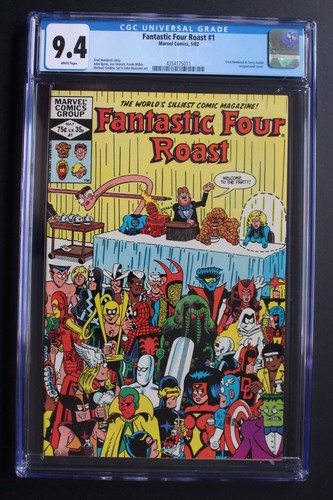 Fantastic Four Roast 1 X-Men Avengers Monsters 1982 MILLER Hembeck BYRNE CGC 9.4
