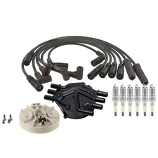 🔥Delphi Wire Set Distributor Rotor w/ Cap & NGK Spark Plug Kit For Chevy GMC🔥