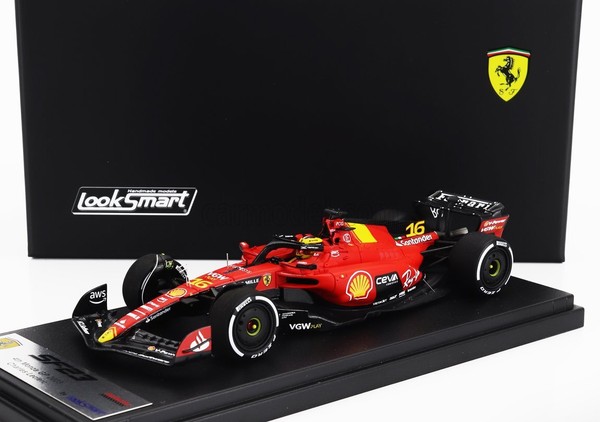 Looksmart 1/43 Looksmark Ferrari F1 SF23 Leclerc Monza Gp 2023 Statisches Modell-image