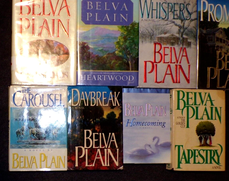 Lot 12 Belva Plain Books HB Promises Carousel Tapestry Whispers Secrecy - Image 4 of 4