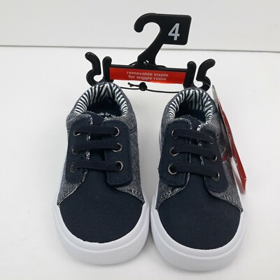 Wonder Nation Boys Toddler Slip On Tennis Shoes Sneakers Adjustable Baby  Size