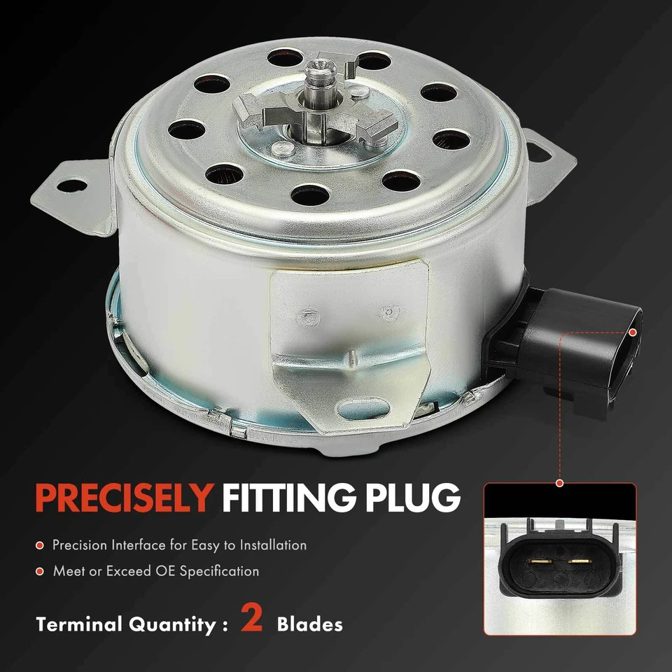 Motor de refrigeración del ventilador del radiador para Chevy Silverado 1500 GMC Sierra 1500 HD Cadillac Foto 3 de 4