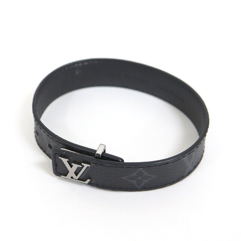 Louis Vuitton M6456E Bracelet LV Slim Monogram Eclipse Noir Louis Vuitton M6456E Bracelet LV Slim Monogram Eclipse Noir