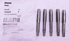 Irwin Hanson High Carbon Steel SAE Plug Tap 1/2โ - 13 NC USA Made ; PACK of 5