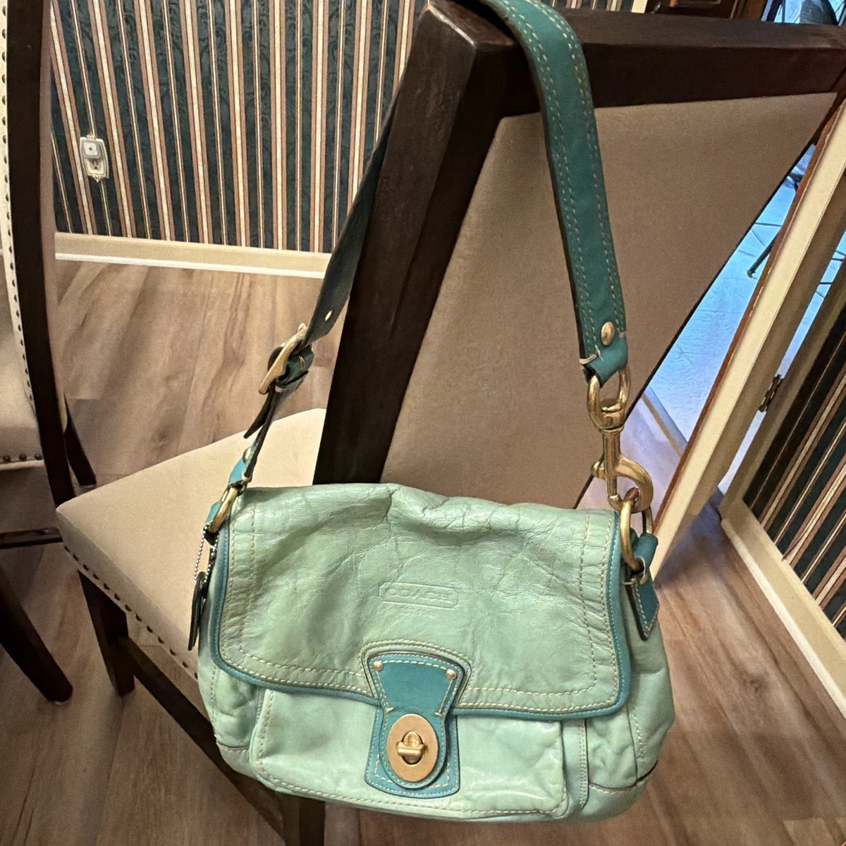 Coach Legacy Shoulder Bags Turn Lock Handbags for Women for sale