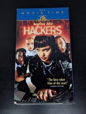 Hackers VHS, 2000 MGM Movie Time Angelina Jolie
