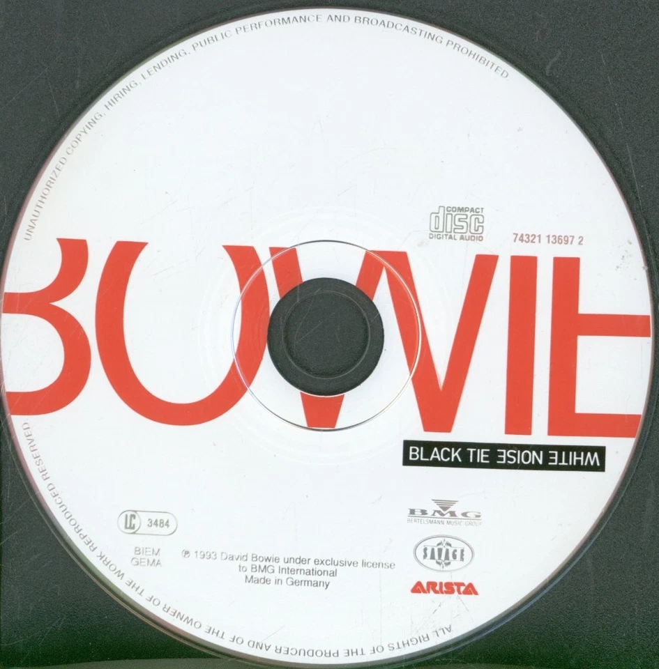 David Bowie Black Tie White Noise CD Europa Arista 74321136972 - Bild 3 von 3