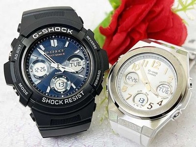 Lovers G SHOCK Solar Radio Pair Watch G SHOCK BABY G Pair Wristwatch CASIO Set o