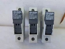 Allen Bradley 1492-FB1C30 Fuse Holder Class 30A 600V AC/DC Lot Of 3
