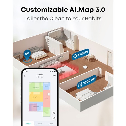 Eufy X10 Pro Omni Robot Vacuum in White, T2351221 - Picture 6 of 11