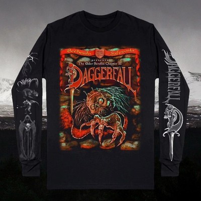 Arcade Anime The Elder Scrolls Chapter II Daggerfall Heavyweight Long Sleeve