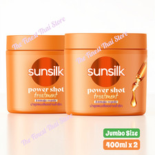 SUNSILK Power Shot Treatment Damage Repair Hair Treatment Mask , 400ml pack of 2