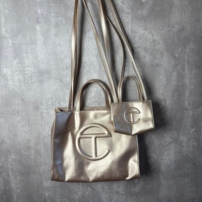 Telfar bag in silver