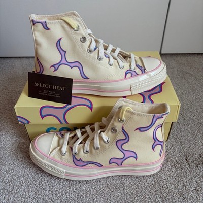 Golf Le Fleur x Converse Chuck 70 High   'Flame Pastel Yellow' Size 5 172398c