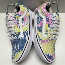 Vans Old Skool ComfyCush Shoes Tie Dye Orchid Skate Sneakers Womens 9 Mens 7.5