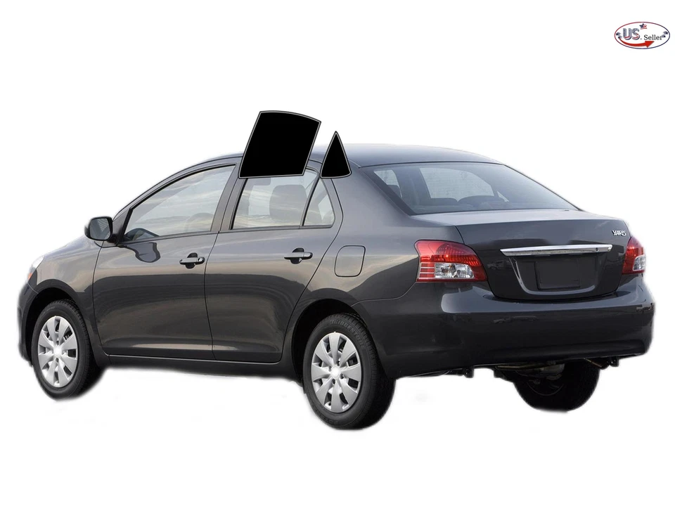 Kit de película de tinte de ventana precortada de 2 capas para Toyota Yaris 2007-2011 sedán Foto 3 de 4