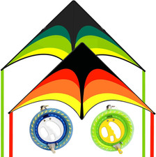 Large Single Line Beach Kite for Adults,Easy to Fly Kites for Kids Age 4-12